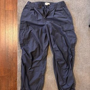 Anthropology parachute pants - blue